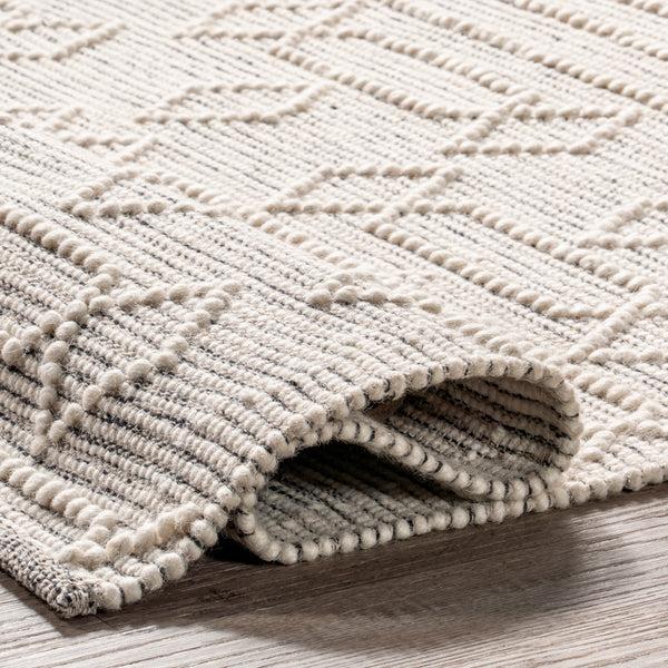Nuloom Lucile Moroccan Diamond Wool Area Rug Dark Gray