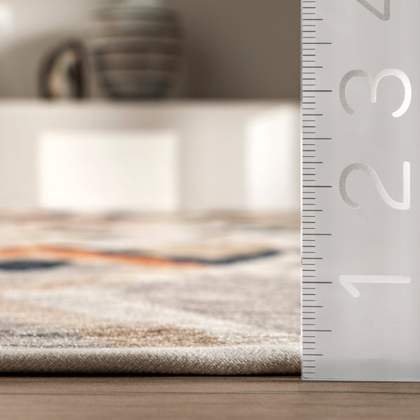 Nuloom Lula Transitional Vintage Machine Washable Area Rug Ivory