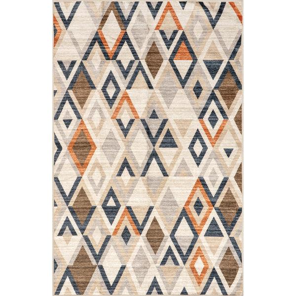 nuloom Lula Transitional Vintage Machine Washable Area Rug Ivory
