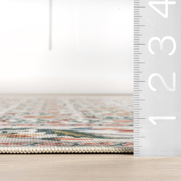 Nuloom Lylah Smart Plus With SplashGuard Area Rug Ivory