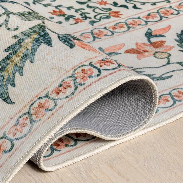 Nuloom Lylah Smart Plus With SplashGuard Area Rug Ivory