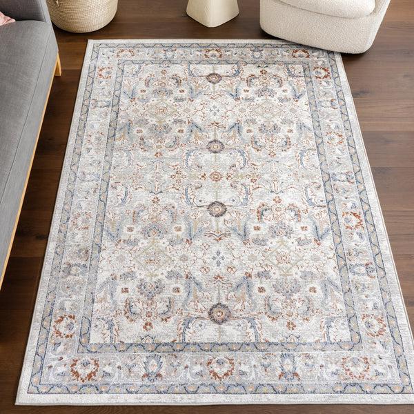 Nuloom Lyric Medallion Machine Washable Area Rug Rust