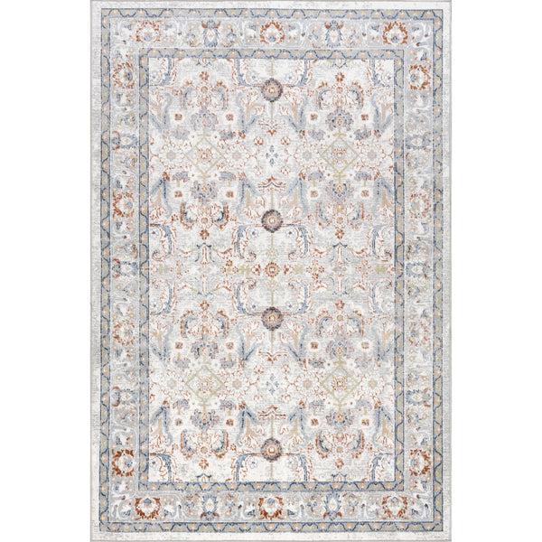 nuloom Lyric Medallion Machine Washable Area Rug Rust
