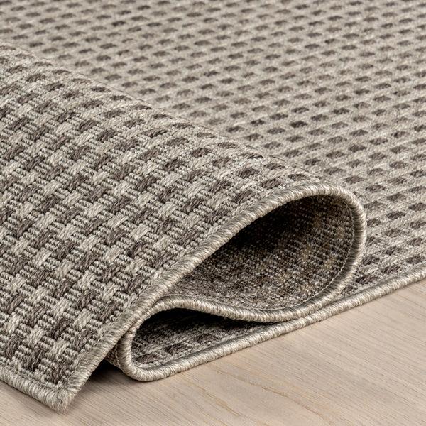 Nuloom Maeva Geometric Indoor/Outdoor Area Rug Light Grey