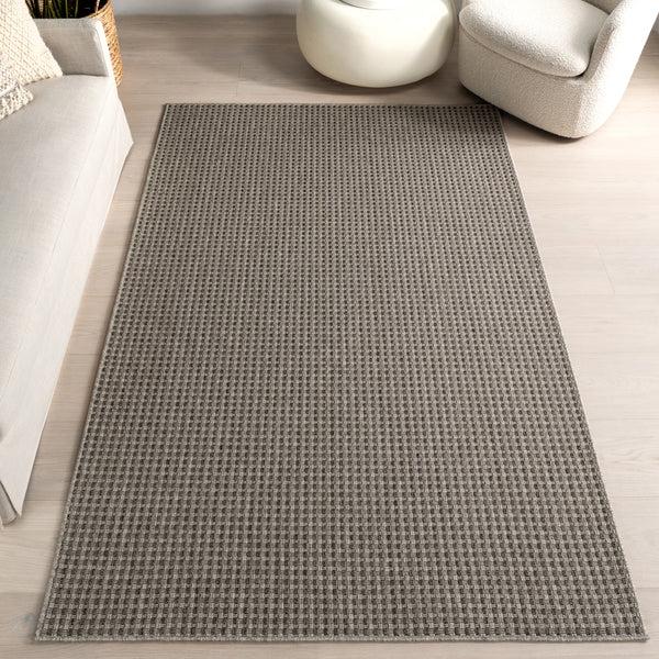 Nuloom Maeva Geometric Indoor/Outdoor Area Rug Light Grey