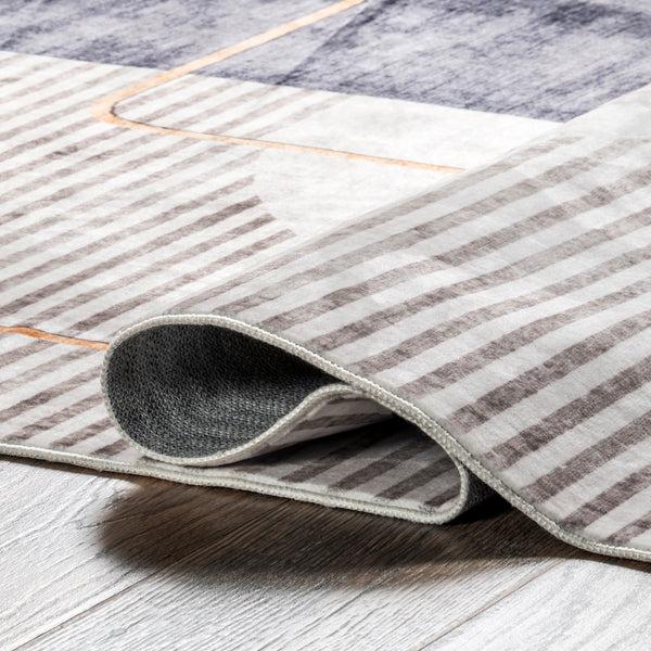 Nuloom Maja Modern Abstract Machine Washable Area Rug Multi