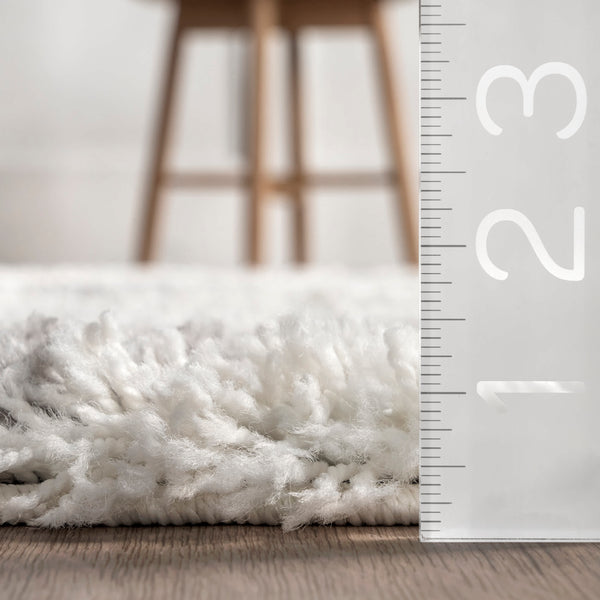 Nuloom Malika Soft & Cozy Trellis Shag Area Rug Beige