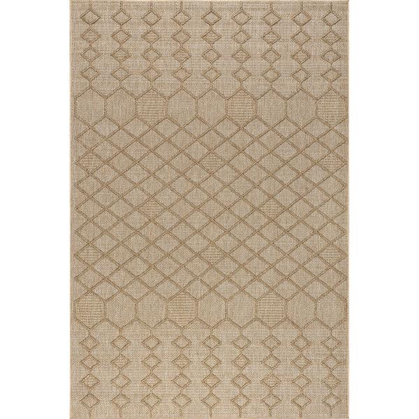 nuloom Malina Geometric Indoor/Outdoor Area Rug Dark Beige