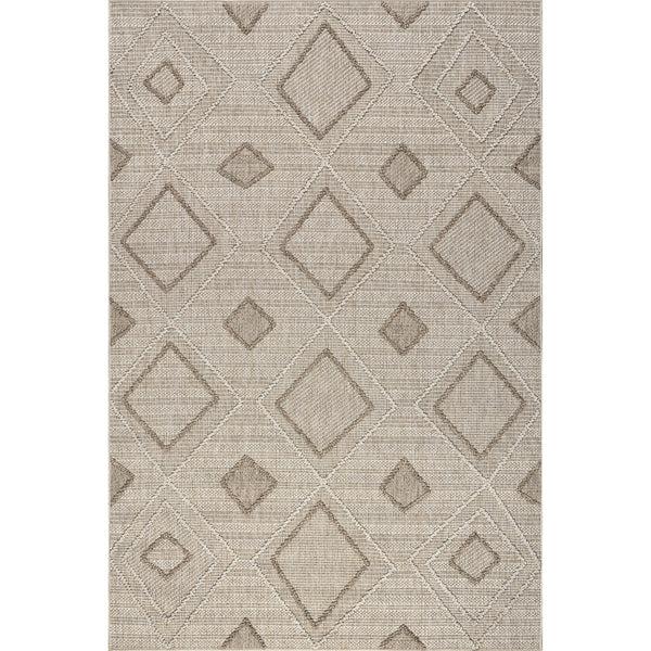 nuloom Maline Geometric Indoor/Outdoor Area Rug Beige