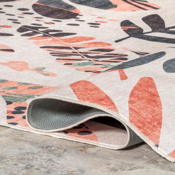 Nuloom Mara Floral Machine Washable Indoor/Outdoor Area Rug Multicolor