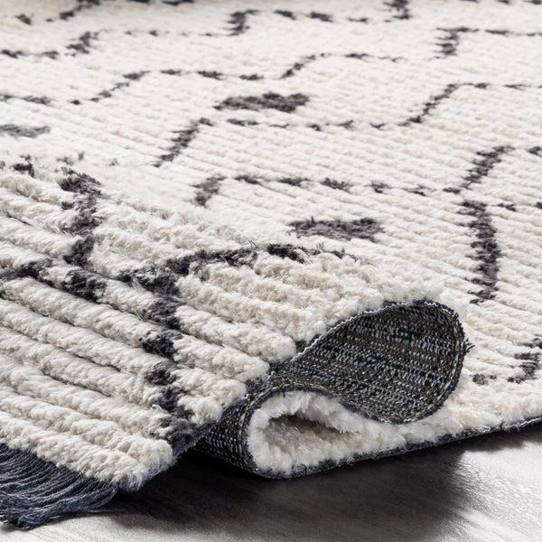 Nuloom Mari Moroccan Soft Shag Fringe Area Rug Beige