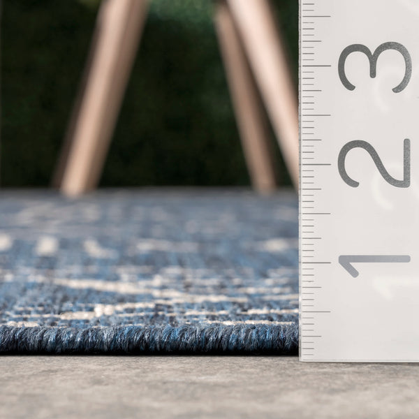 Nuloom Marlow Geometric Aztec Indoor/Outdoor Area Rug Blue