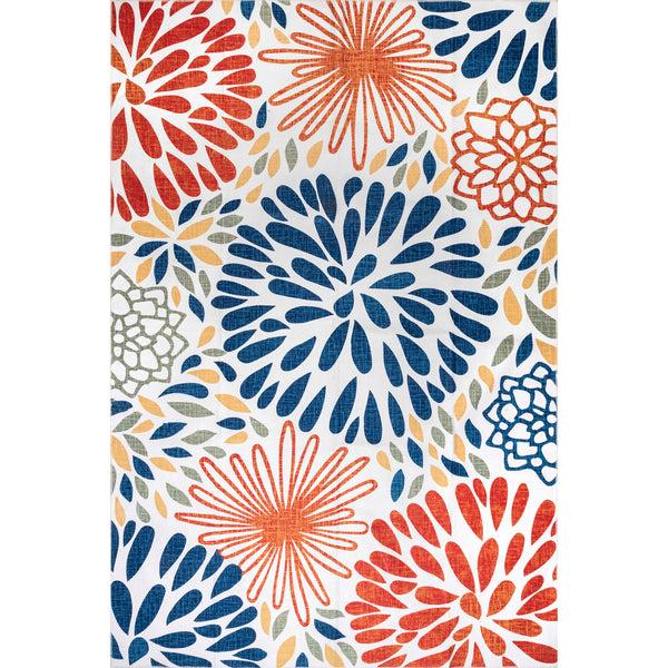 nuloom McEwen Bohemian Floral Machine Washable Area Rug Multi