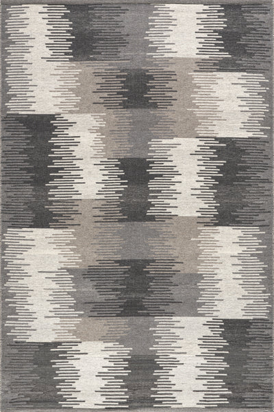 nuloom Memento Abstract Reversible Wool Area Rug Charcoal