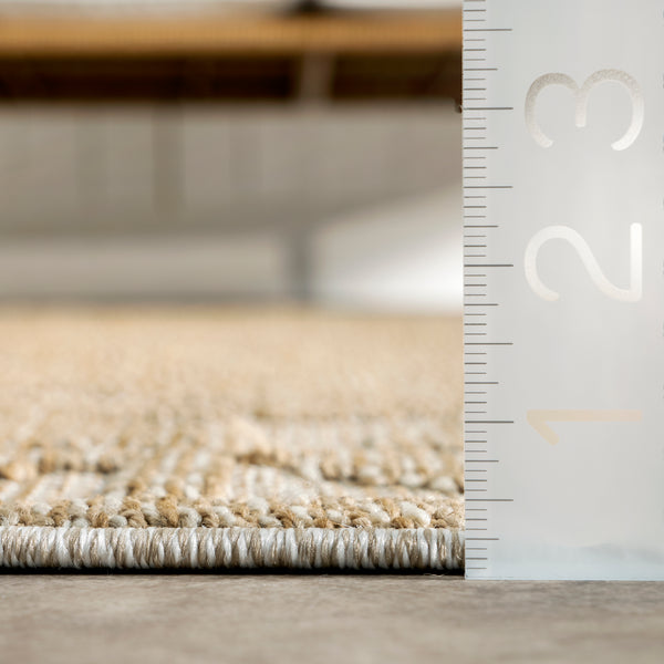Nuloom Miesha PersianTransitional Indoor/Outdoor Area Rug Beige
