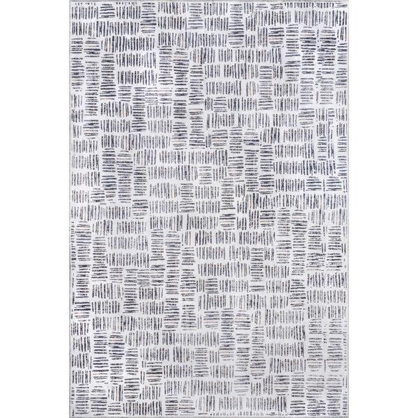 nuloom Mitzi Abstract Lines Machine Washable Area Rug Light Gray