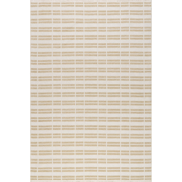 nuloom Mortica Striped Machine Washable Area Rug Taupe