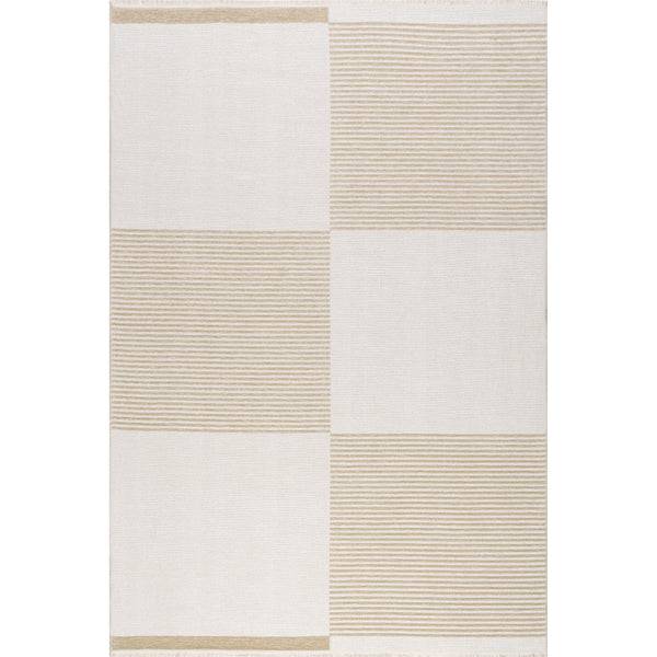 nuloom Moxie Geometric Machine Washable Area Rug Taupe
