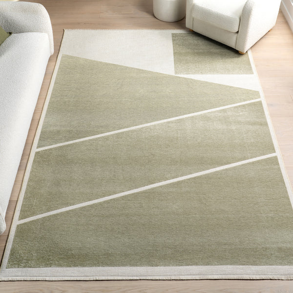 Nuloom Murphy SuperiorWash Machine Washable Reversible Area Rug Green