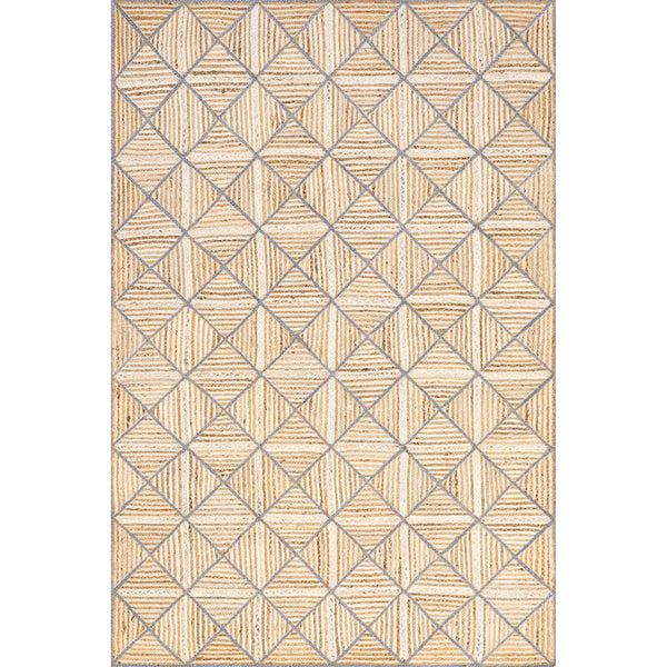 nuloom Nalani Casual Geometric Jute Area Rug Natural