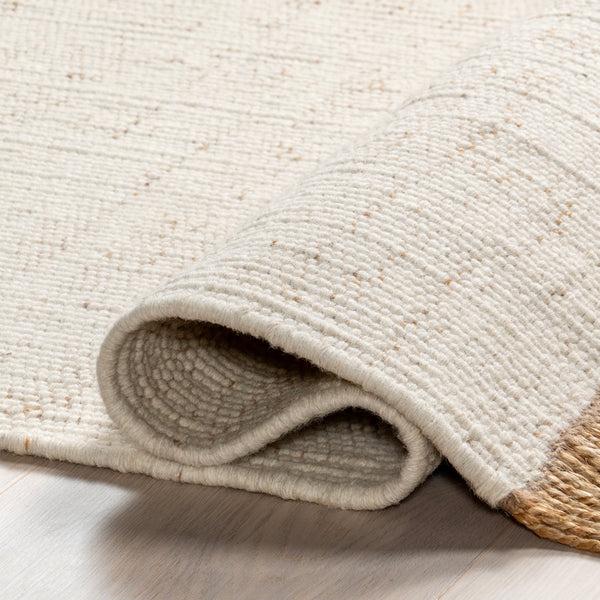 Nuloom Nanala Bold Striped Jute Tasseled Area Rug Mint Green