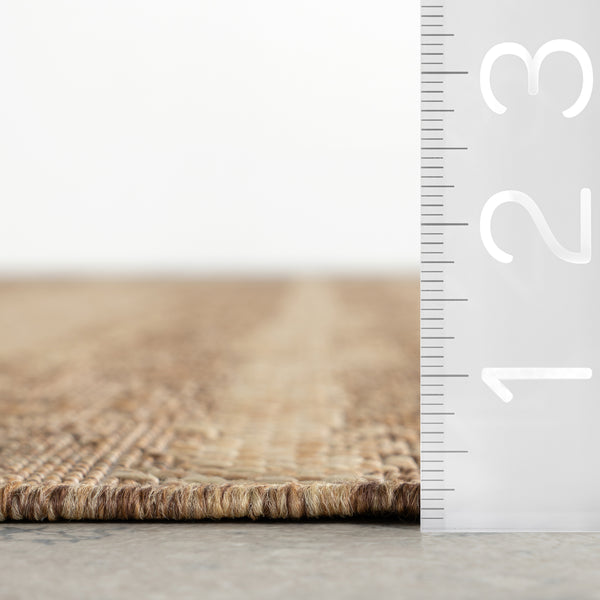 Nuloom Nellea Modern Indoor/Outdoor Area Rug Light Brown