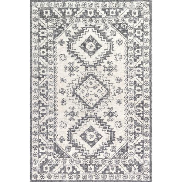 nuloom Nellie Traditional Persian Wool Area Rug Gray