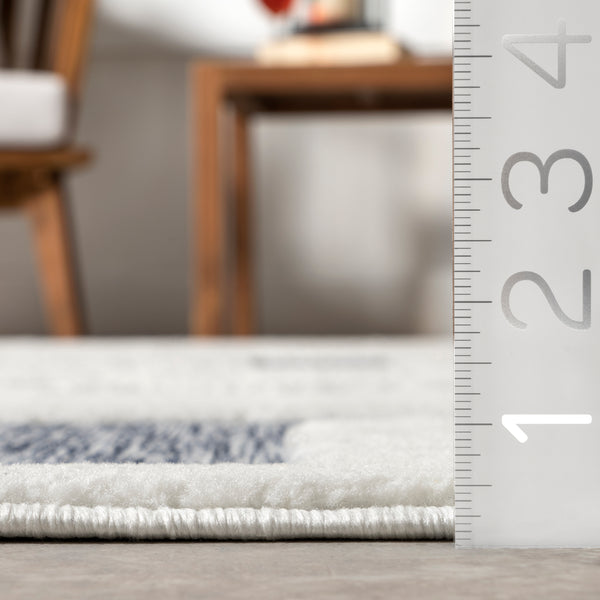 Nuloom Neri Modern Bars Indoor/Outdoor Area Rug Beige