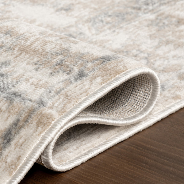 Nuloom Nissa Traditional Medallion Area Rug Light Grey