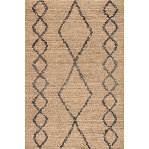 nuloom Nita Tribal Bands Easy-Jute Machine Washable Area Rug Natural