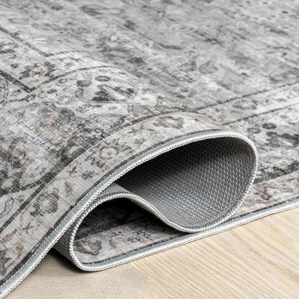 Nuloom Noemie Smart Plus With SplashGuard Area Rug Grey