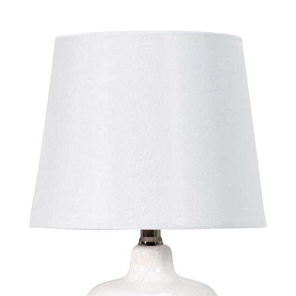 Nuloom 18-inch Ombre Ceramic Table Lamp White