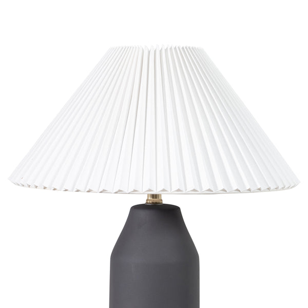 Nuloom 22-inch Modern Ceramic Table Lamp Black