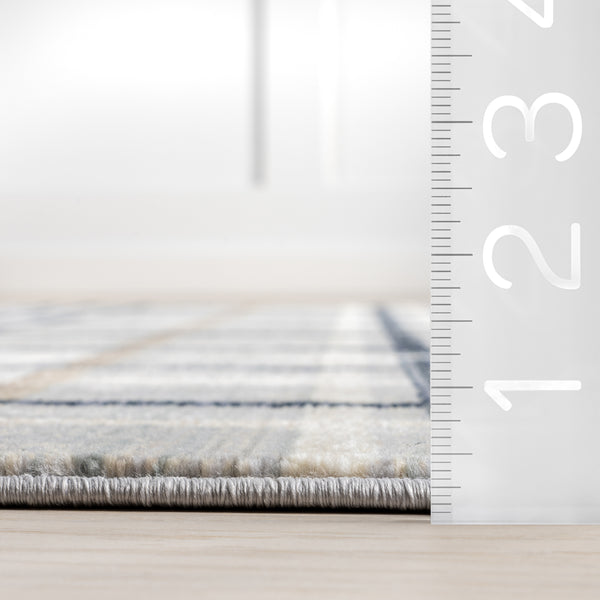 Nuloom Abilene Rustic Plaid Area Rug Blue