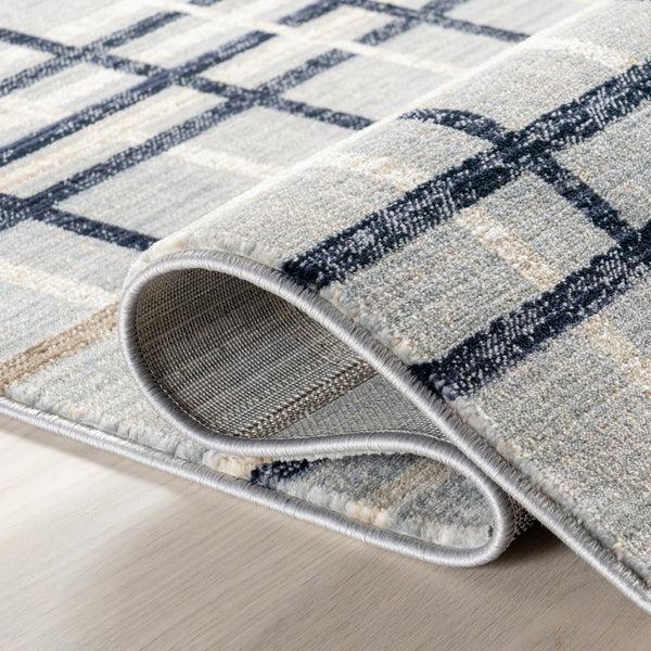 Nuloom Abilene Rustic Plaid Area Rug Blue