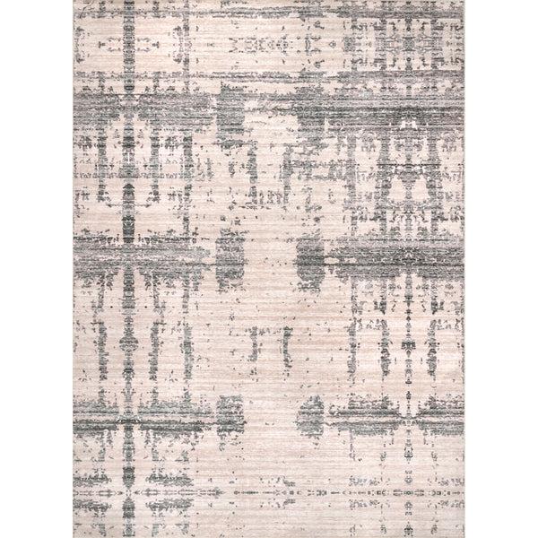 Nuloom Abstract Washable Area Rug Light Grey