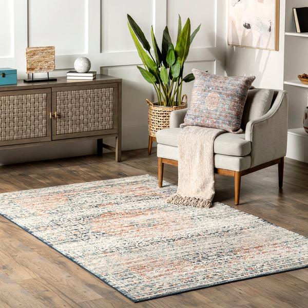 Nuloom Adamina Vintage Persian Area Rug Beige