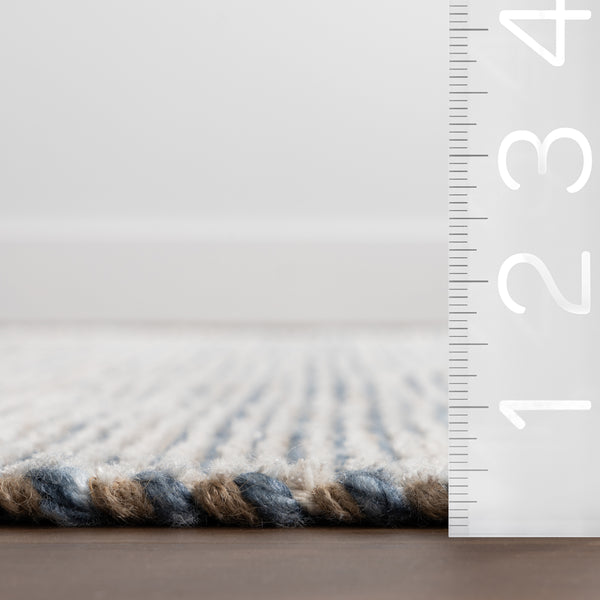 Nuloom Adina Coastal Abstract Area Rug Ivory