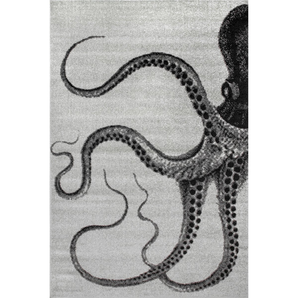 nuloom Adrienne Octopus Area Rug Grey