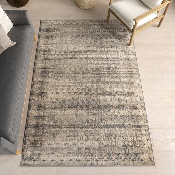Nuloom Aella Distressed Medallion Area Rug Beige