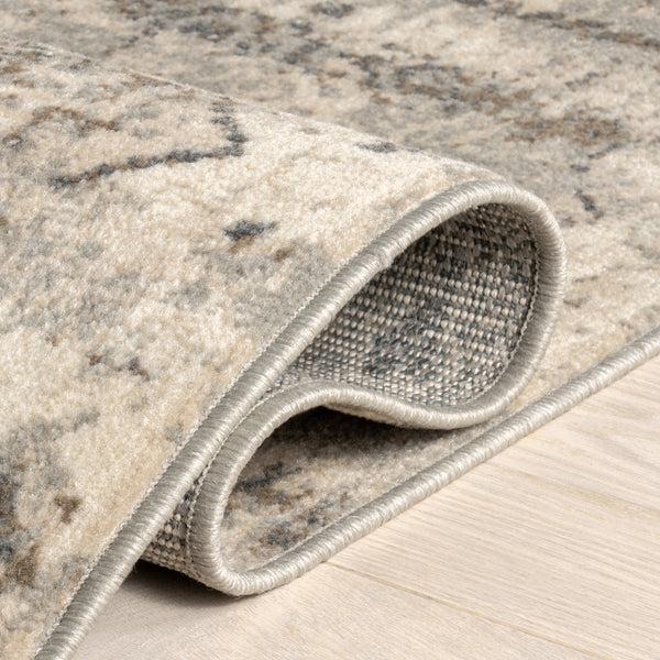 Nuloom Aella Distressed Medallion Area Rug Beige