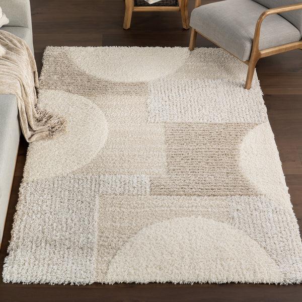 Nuloom Ailani Modern Geometric Area Rug Beige
