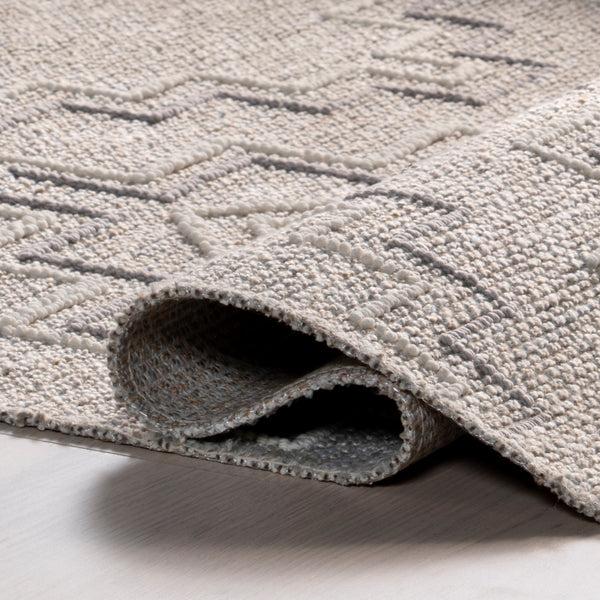 Nuloom Alani Textured Moroccan Area Rug Beige