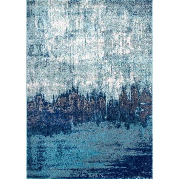 Nuloom Alayna Abstract Blue