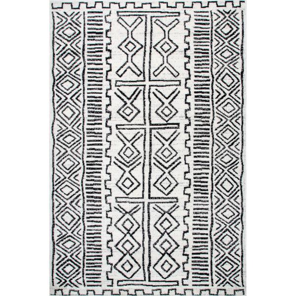 nuloom Alisa Tribal Area Rug Grey