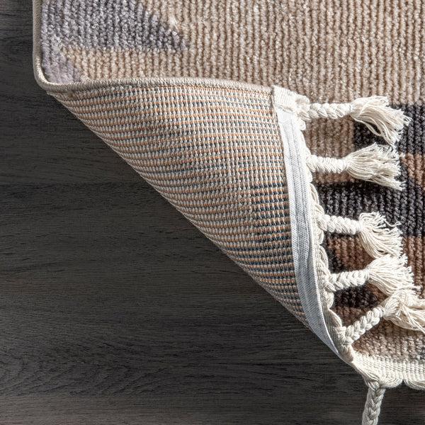 Nuloom Amani Aztec Tokens Tassel Area Rug Multi