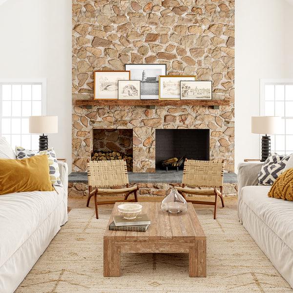 Nuloom Amaranth Arrow Cotton/Jute Area Rug Natural