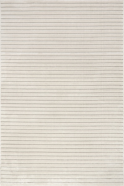 nuloom Nuloom Amasha High-Low Striped Indoor/ Outdoor Area Rug Cream