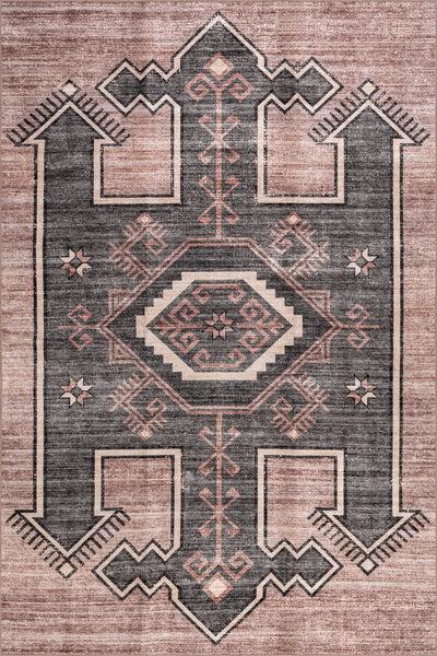 nuloom Nuloom Amyra SplashGuard Machine Washable Area Rug Grey