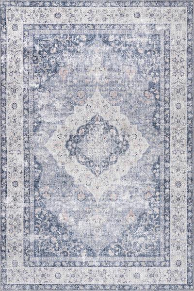 nuloom Nuloom Analeia SplashGuard Machine Washable Area Rug Taupe